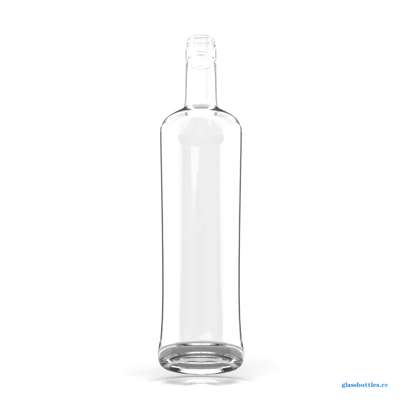 750ml Thick Bottom Round Shoulder Glass Bottles With Screw Cap-Factory wholesale of glass bottles,wine bottles,whiskey bottles,vodka bottles,rum bottles,bottle caps