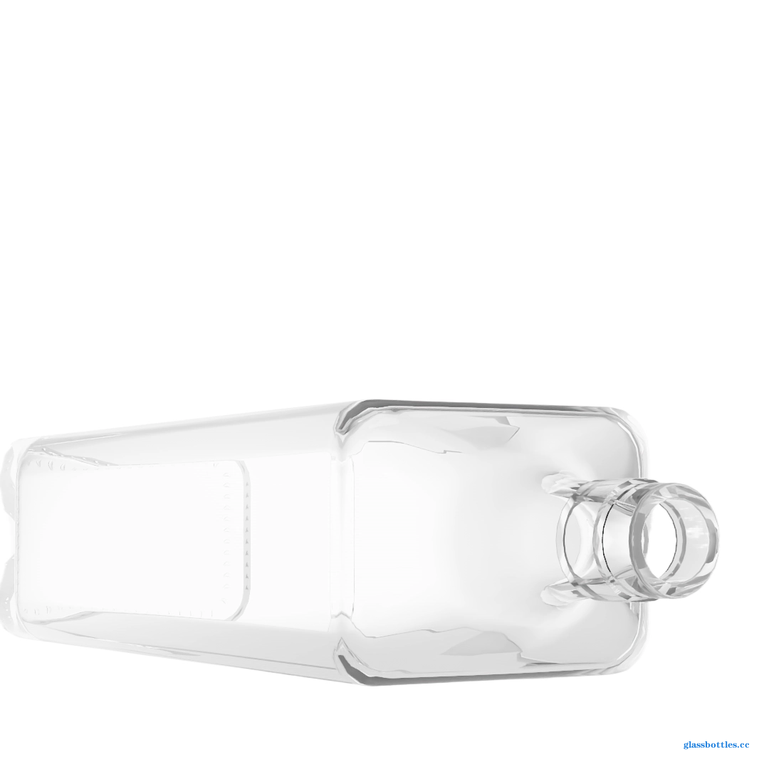 700ml Clear Glass Bottle – Rectangular Shape With Polished Surface – High-Quality Material For Liquids And Spirits插图